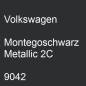 Preview: Volkswagen, Montegoschwarz Metallic 2C, 9042.